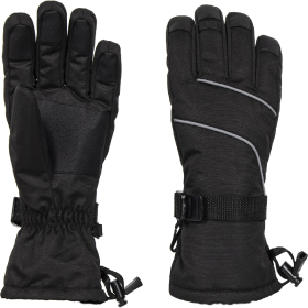 Only Supports Self Pickup  Women's Ski Gloves Waterproof Insulated Snow Gloves With Touch Screen (Option: Black Small)