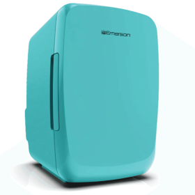 Emerson Portable Mini Fridge Cooler (Color: turquoise)
